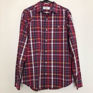 Penguin by Munsingwear Mens Heritage Slim Fit Plaid Shirt, M